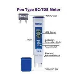 Aquasol 0 -9990 PPM & 0 – 9990 µs/cm Digital TDS Conductivity Meter image 4