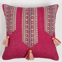 Art Avenue Pink & Cream-Coloured Geometric Square Cushion Covers-picture-19