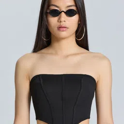 ZOMODA Off-Shoulder Crop Top image 1