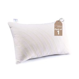 MYTRIDENT White & Yellow Fibre Filled Polyester Sleep Pillow-picture-9
