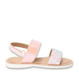 Pantaloons Junior Girls Pink Back Strap Sandals-picture-42