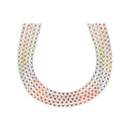 sri jagdamba pearls Sri Jagadamba Pearls Multicolored Alloy Necklace image 3