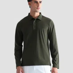 Uspa Sport Olive Regular Fit Sports Polo-image-21