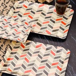 Goodhomes Multicolor Melamine Serving Trays - Set of 3-picture-14