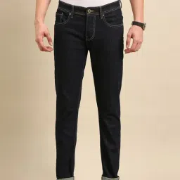 Being Human Blue Cotton Slim Fit Jeans-picture-23