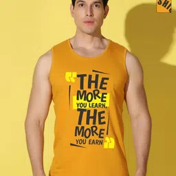 WOOSTRO Men Pack of 2 Typography Printed Round Neck Cotton Slim Fit Sports T-shirts-picture-47