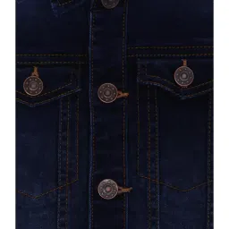 Allen Solly Junior Navy Solid Jacket image 3