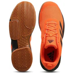 Adidas Men's IND TOP Orange Indoor Court Shoes image 4