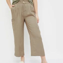Code by Lifestyle Beige Relaxed Fit Mid Rise Trousers-picture-17
