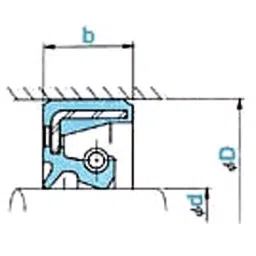 NOK φ100x135 mm TC Type Fluoro Rubber Oil Seal, TC10013515F-picture-43