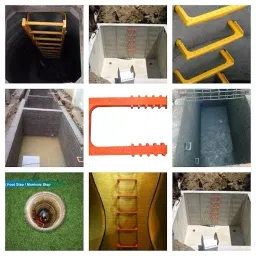 EFFICACY 263x165x23 mm U Shape Orange PVC Foot Step 100 Kg Load Capacity WI-F/S-10MM-5 (Pack of  5) image 3