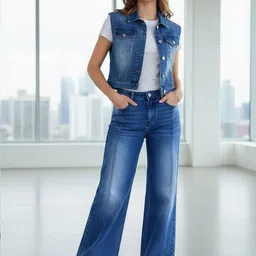 Naughty Ninos Girls Regular Fit Mid-Rise Light Fade Acid Wash Jeans-image-56