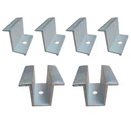 Whiteshark Solar Panel Mounting Clamp Set Aluminium 15x26x35 mm Silver for 2 Solar Panels, (Pack of 1 Pcs)-picture-24