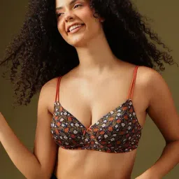 Clovia Blue Non Wired Padded T-Shirt Bra-picture-22