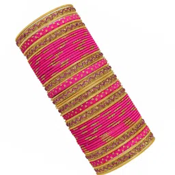 NMII Set Of 104 Stones-Studded Bangle Set image 3