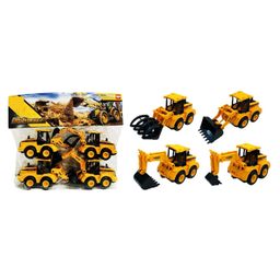Sanjary Construction Truck Vehicles Model Engineering Truck Toy Pack of 4 -Color & Design May Vary-picture-35