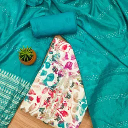 MANVAA Embellished Unstitched Dress Material-image-67