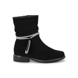 Truffle Collection Black Embellished Boots image 4