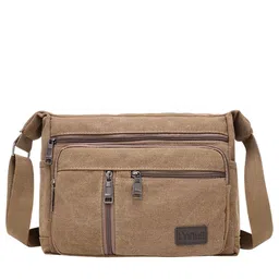 MOMISY Textured Non-Detachable Sling Strap Structured Sling Bag image 5