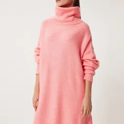 Happiness istanbul Women Ribbed Longline Pullover-picture-52