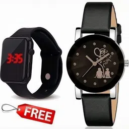 WATCHSTAR Women Dial & Leather Straps Analogue Watch New Lady& LED -V-picture-15