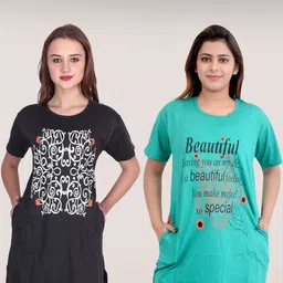 ONE SKY Women Printed Pockets 1 T-shirt-picture-36