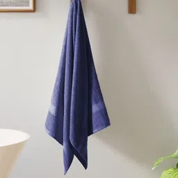 Welspun Blue Cotton 420 GSM Bath Towel-picture-13