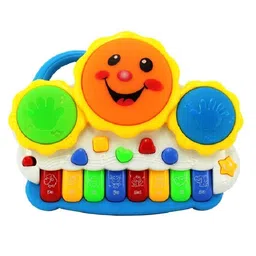 Yamama Drum Keyboard Musical Toy - Multi Color-image-39