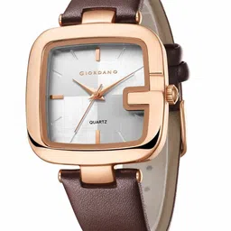 GIORDANO Women Dial & Leather Straps Analogue Watch GZ-60089-02 image 2