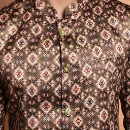 PRINTINDIA Slim-Fit Single Breasted Blazer image 4