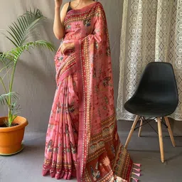 Tasarika Ethnic Motifs Chanderi Saree image 3