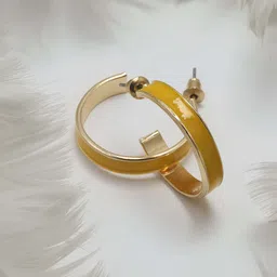 Maansh Contemporary Half Hoop Earrings-picture-13