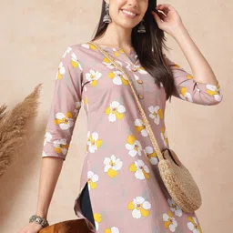 KALINI Floral Print Cotton Top-picture-23