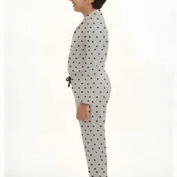 Fasha Unisex Kids Printed Cotton Night Set image 5