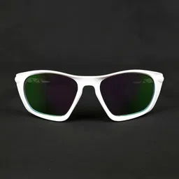 HASHTAG EYEWEAR Unisex Black Lens & White Sports Sunglasses with-picture-28