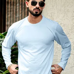 AUSK Men Solid Round Neck Cotton T-shirt-picture-21