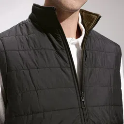 INVICTUS Mock Collar Reversible Padded Jacket image 3