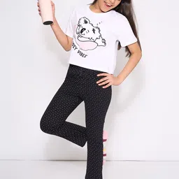Pantaloons Junior Girls Printed Night suit-picture-36