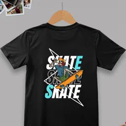 Dagcros Boys Black Tshirts-image-85