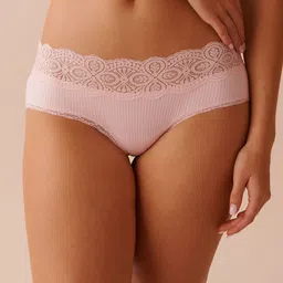 La Vie en Rose Ribbed Lace-Trim Hipster Briefs 20100528-60000-XS-picture-32