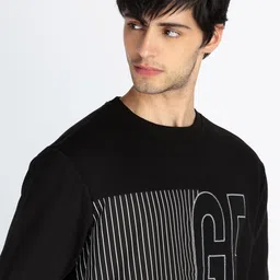 Status Quo Men Typography Printed Pullover Cotton Sweatshirt image 2