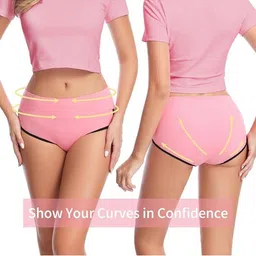 Diving Deep Pack of 3 Striped Cotton High-Rise Hipster Briefs image 2