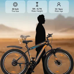 URBAN TERRAIN UT5001S26 Steel 26T Single Speed Mountain Cycle image 5