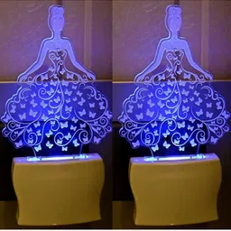 1ST TIME Red & White Acrylic Abstract Shaped Shaped Wall Lamp-picture-10