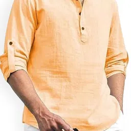 EdinWolf Men Solid Daily Cotton Straight Kurta-picture-35