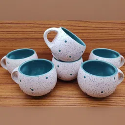 laghima jadon Multicoloured Set of 6 Ceramic Cups and Mugs image 3