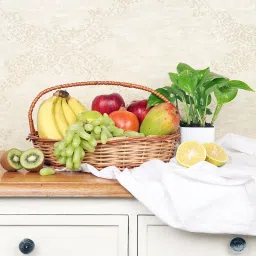 Fancy Fruit Basket N Plant Combo image 2