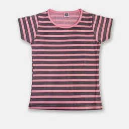 Here&Now x Game Begins Girls Set of 3 Pure Cotton Printed T-shirts image 2