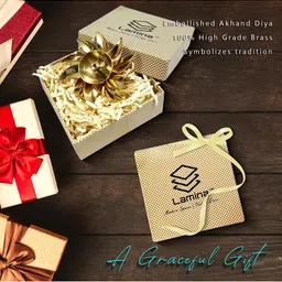 Lamina Set of 2 Decorative Brass Diya image 3