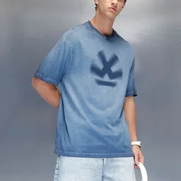 WROGN Printed Short Sleeves Round Neck Pure Cotton T-shirt-picture-29